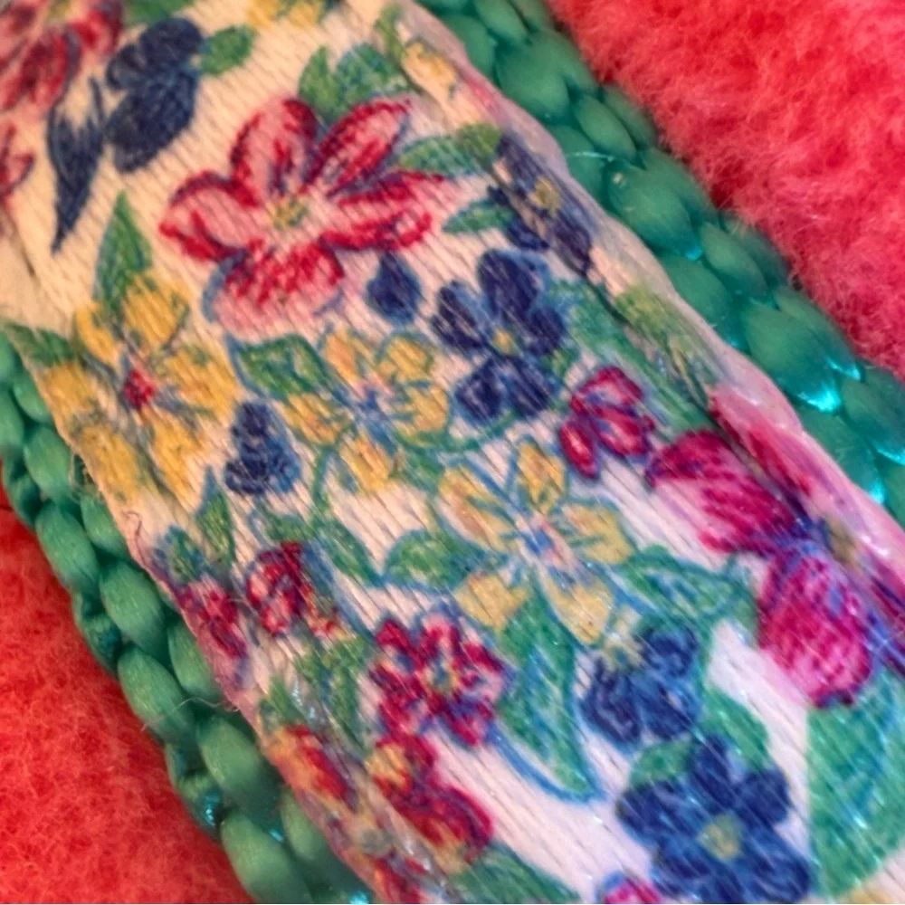 Floral Satin Adjustable XS Small Dog Puppy Collar, Chihuahua Terrier Dachshund